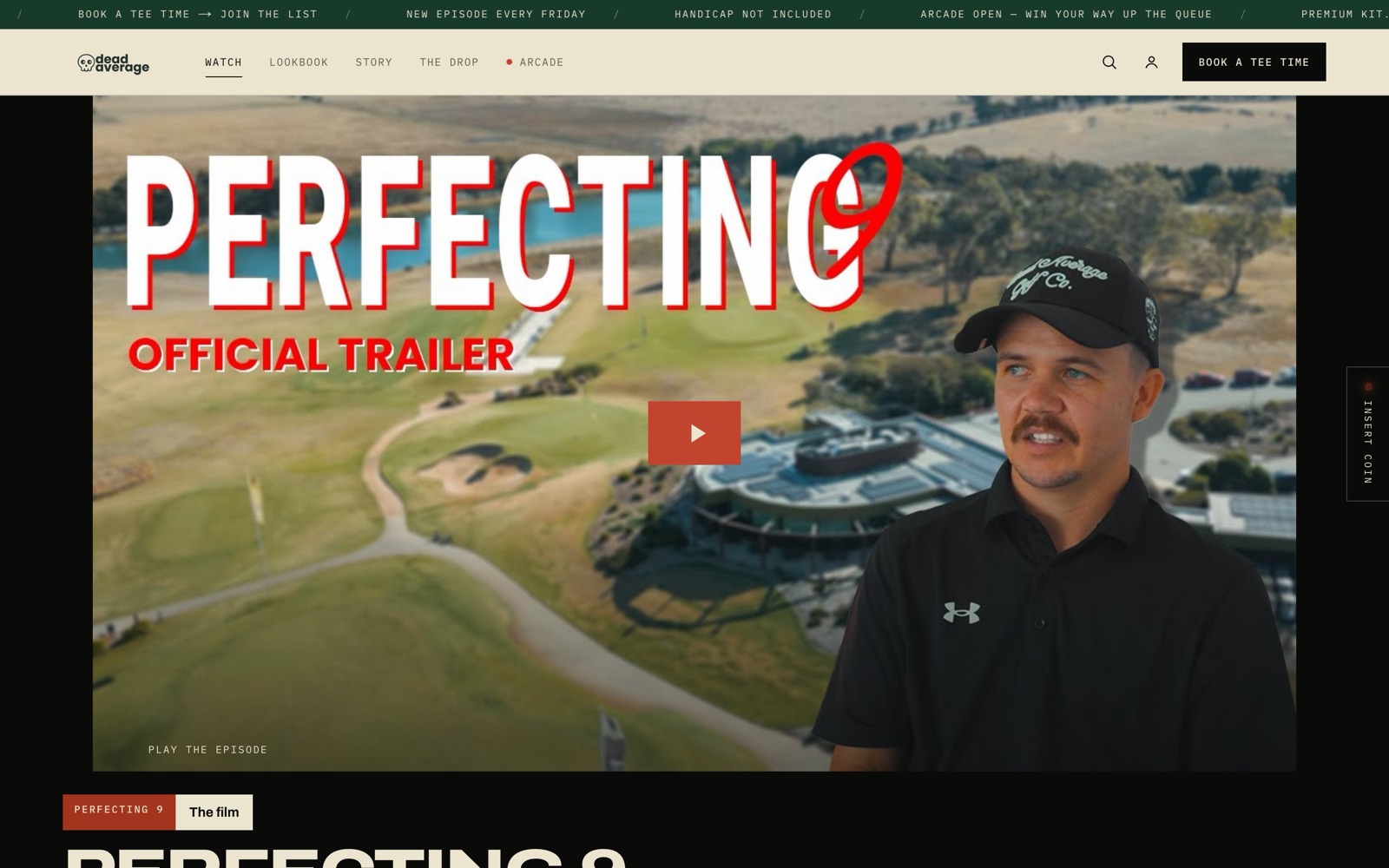The Watch hub with the Perfecting 9 trailer